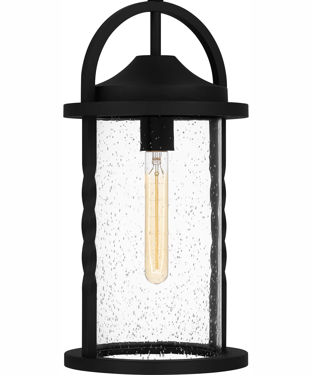 Reece Large 1-light Outdoor Pendant Light Coastal Armour Aluminum Earth Black - Image 6
