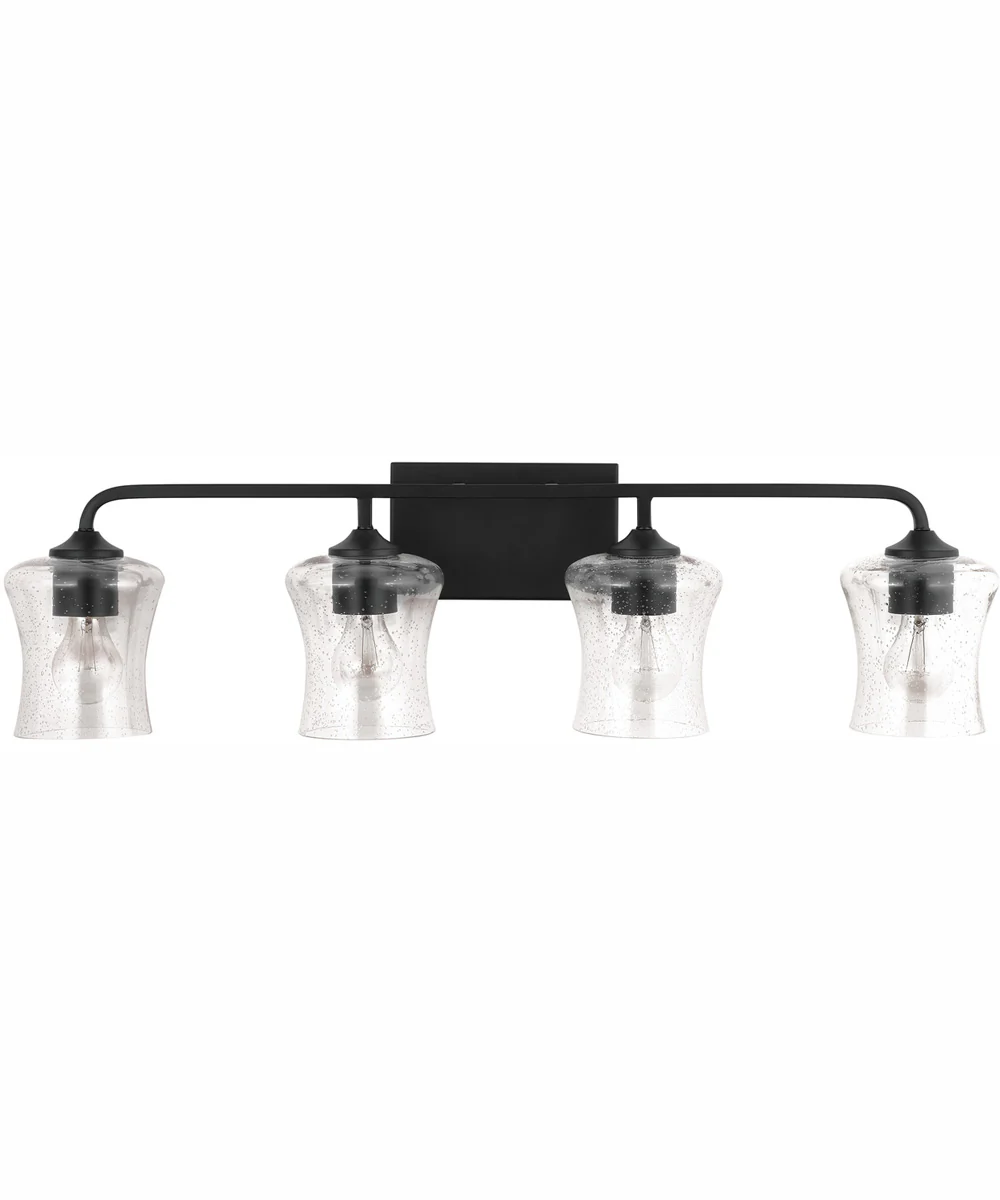Reeves 4-Light Vanity Matte Black