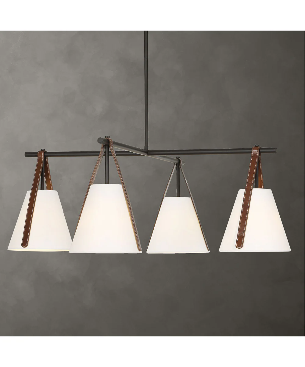 Reins Accent Straps 4 Light Chandelier - Image 2