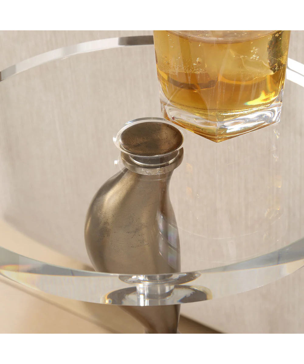 Remolino Bronze Drink Table - Image 4