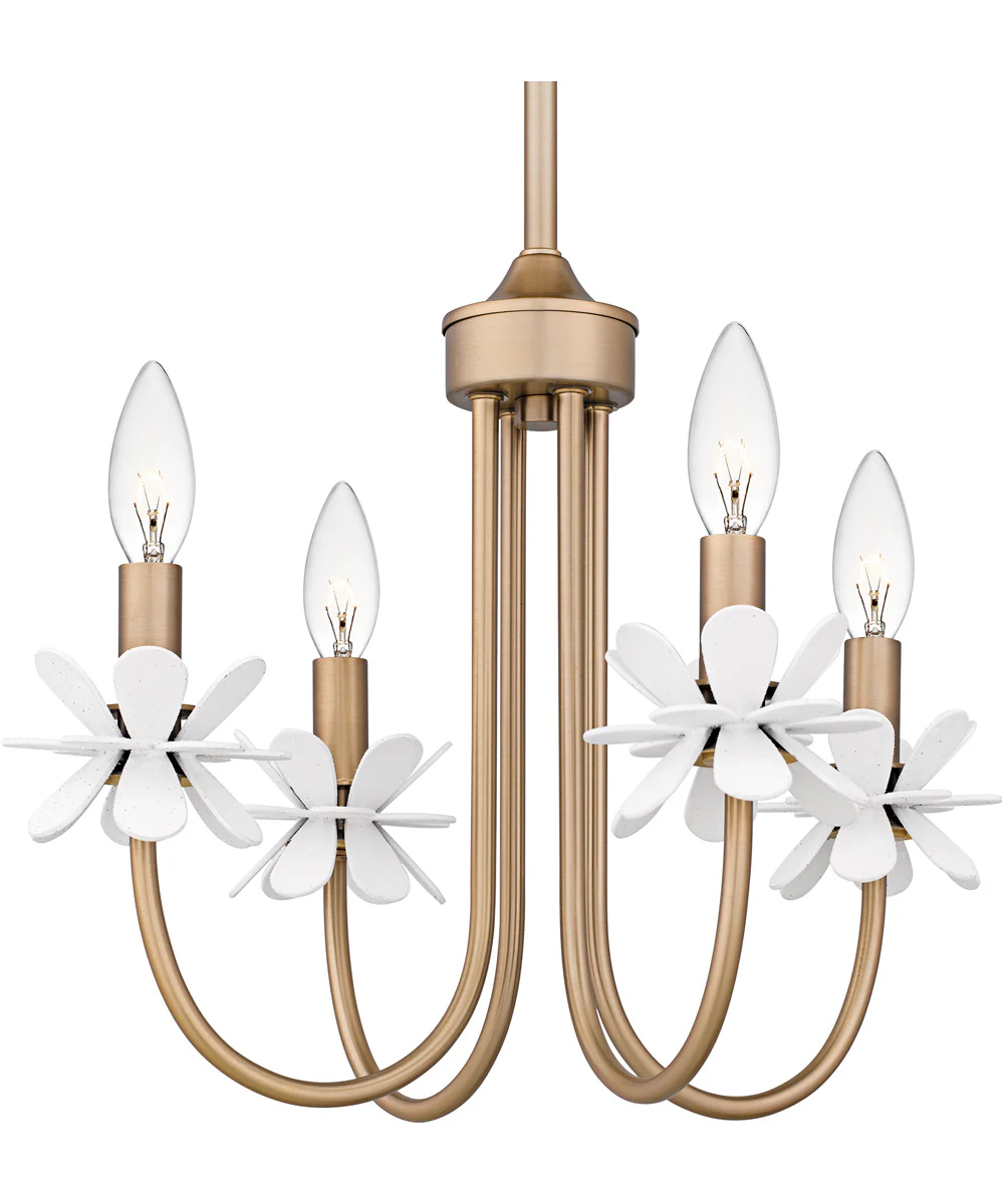 Remy 4-light Chandelier Bronze Gold - Image 5