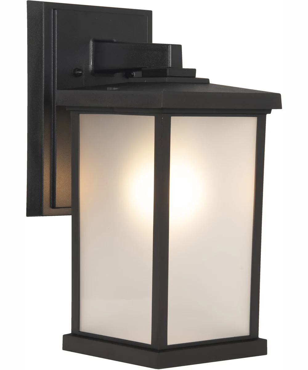 Resilience Lanterns 1-Light Outdoor Wall Lantern Matte Black - Image 2