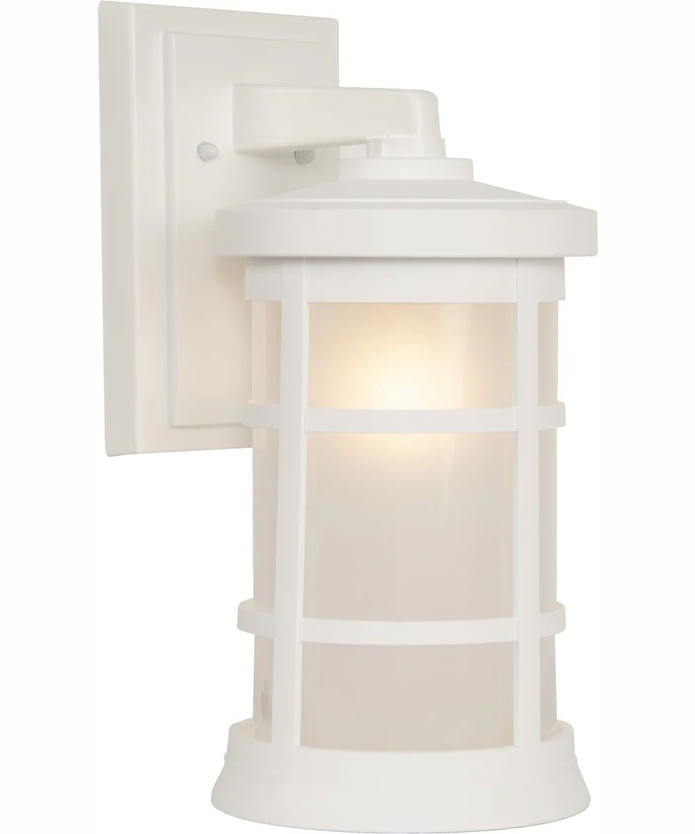 Resilience Lanterns 1-Light Outdoor Wall Lantern Matte White - Image 2