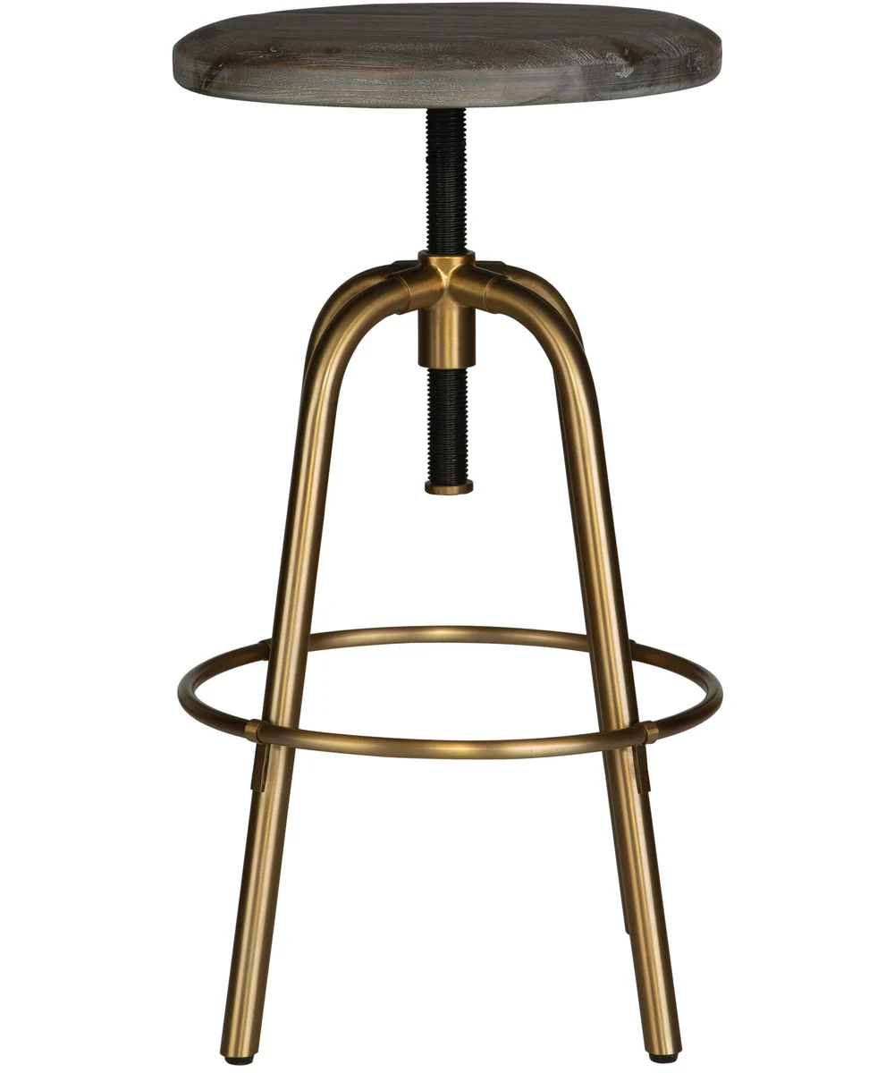 Revolve Brass Counter Stool - Image 3