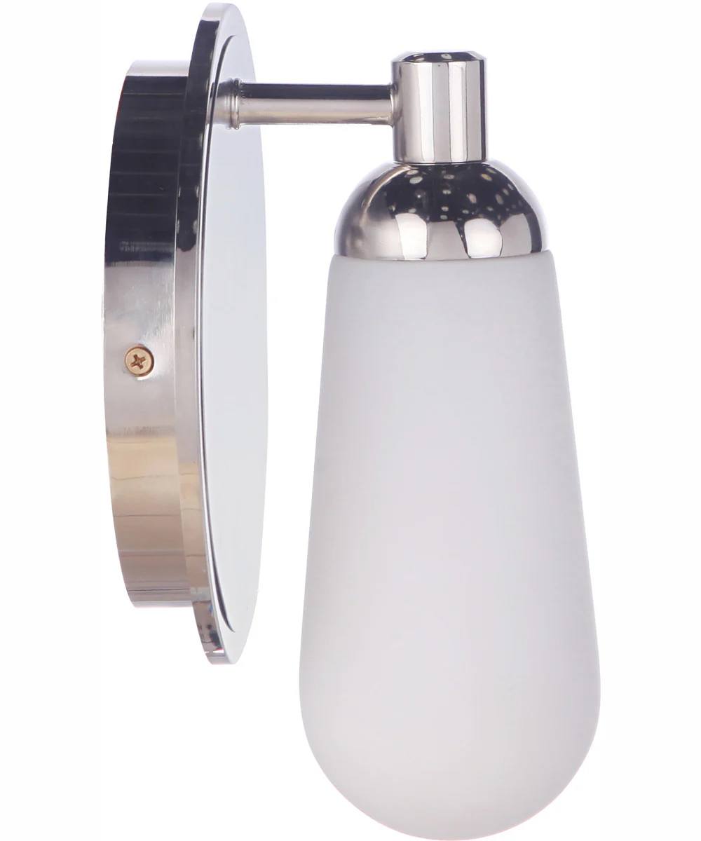 Riggs 1-Light Wall Sconce Brushed Polished Nickel / Polished Nickel - Image 5