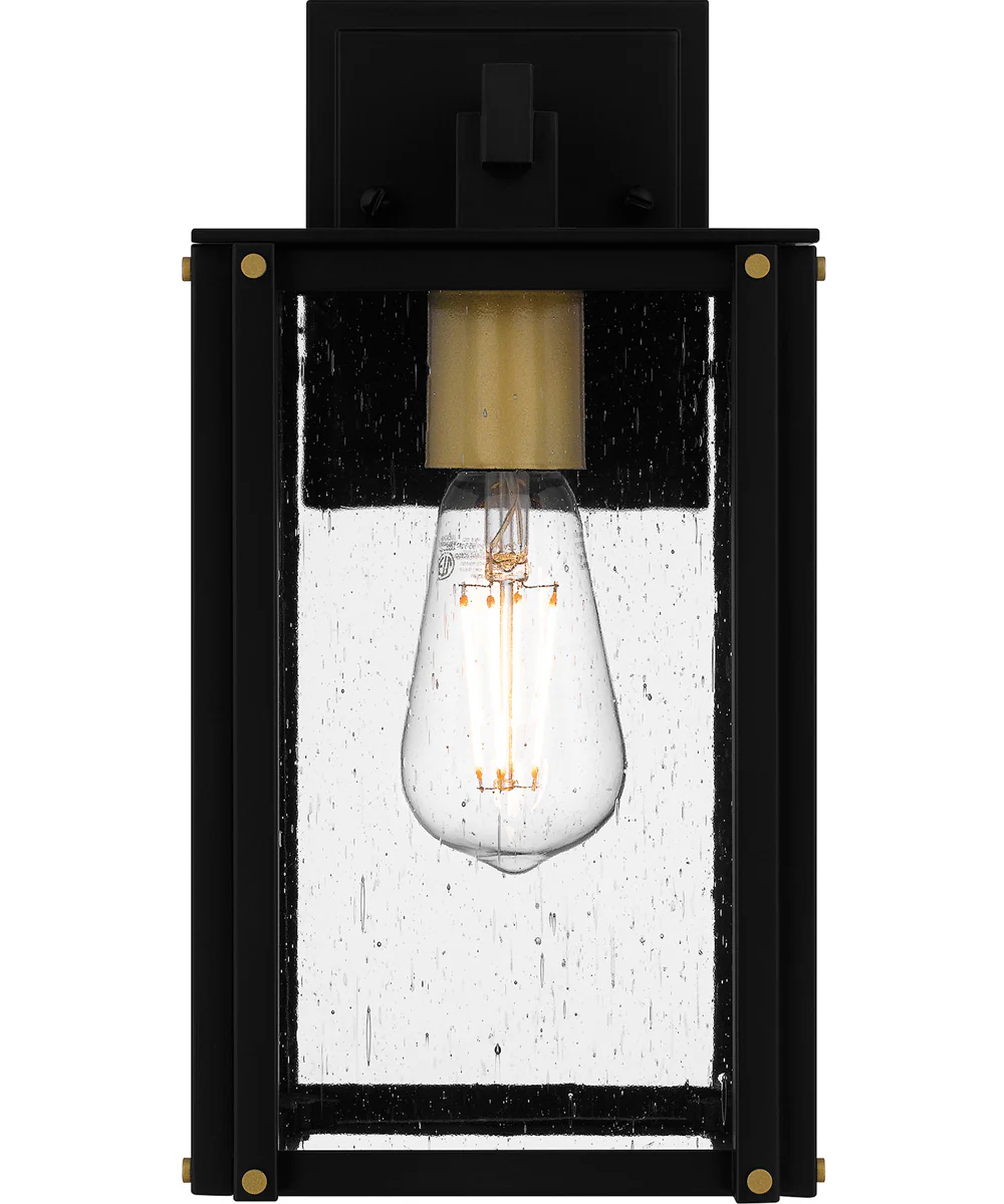 Robbins Small 1-light Outdoor Wall Light Coastal Armour Aluminum Matte Black - Image 3