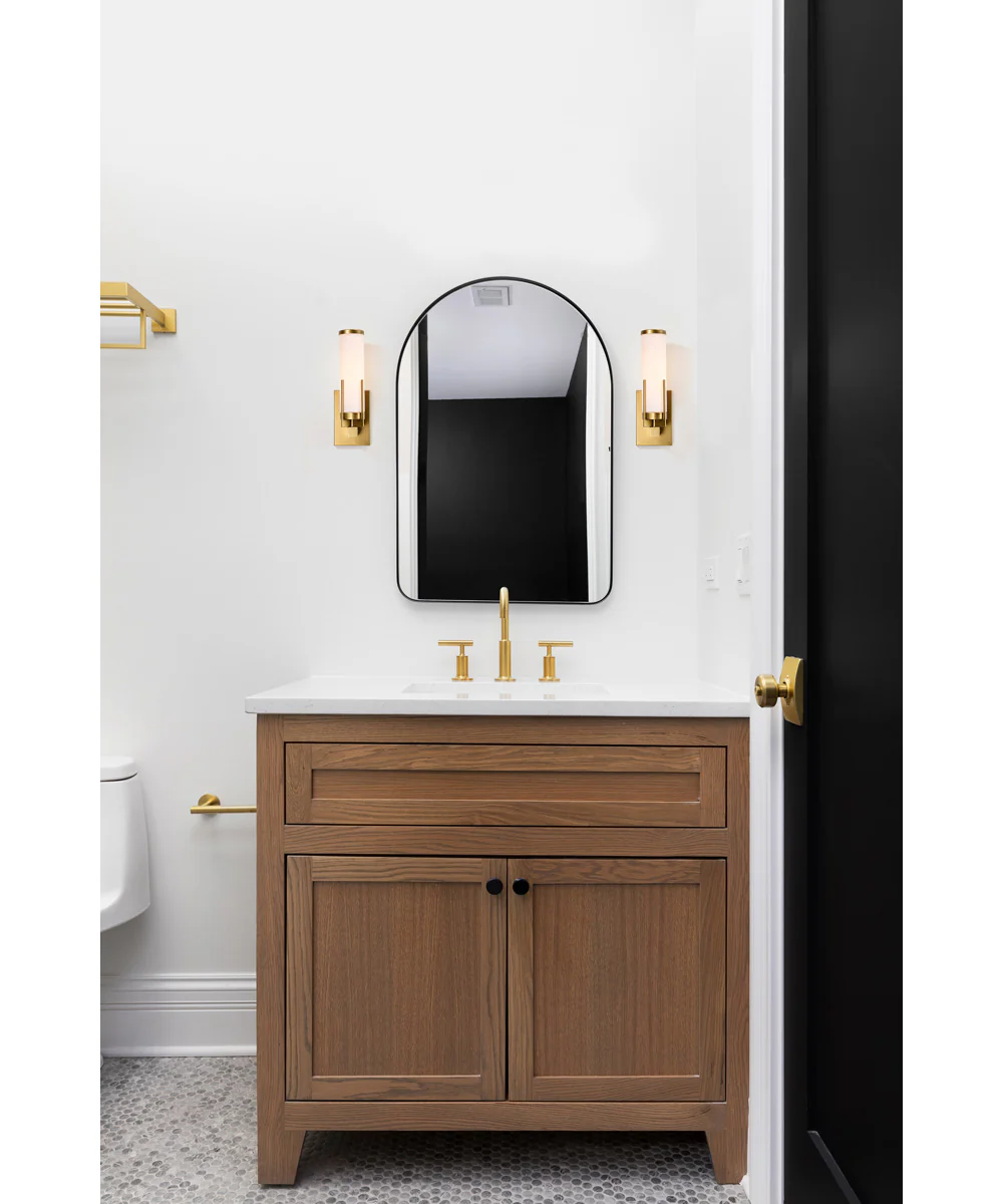 Roselle 1-Light Vanity & Wall Natural Brass - Image 2