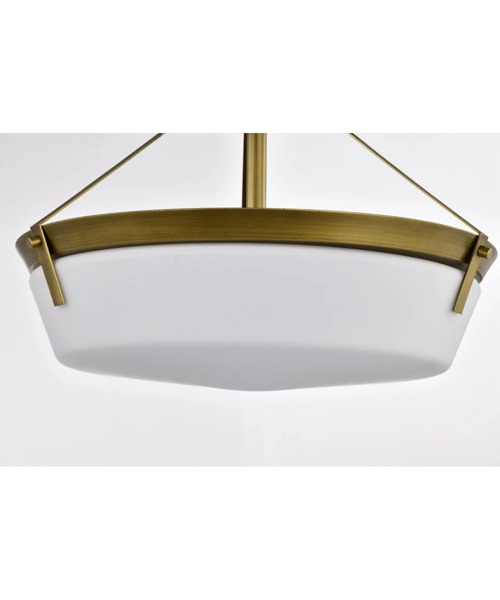 Rowen 4-Light Close-to-Ceiling Natural Brass - Image 10