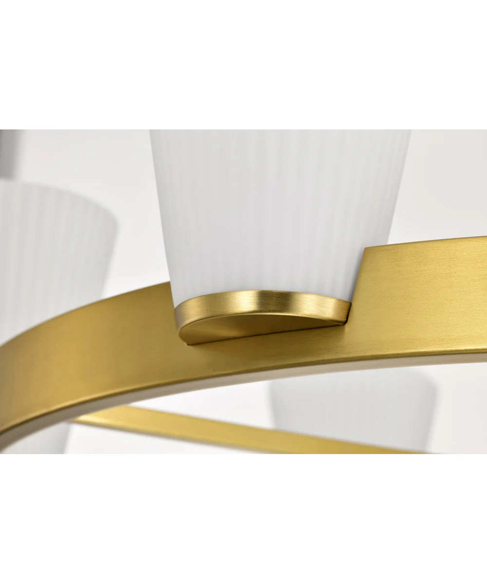 Royale 5-Light Chandelier Burnished Brass - Image 10