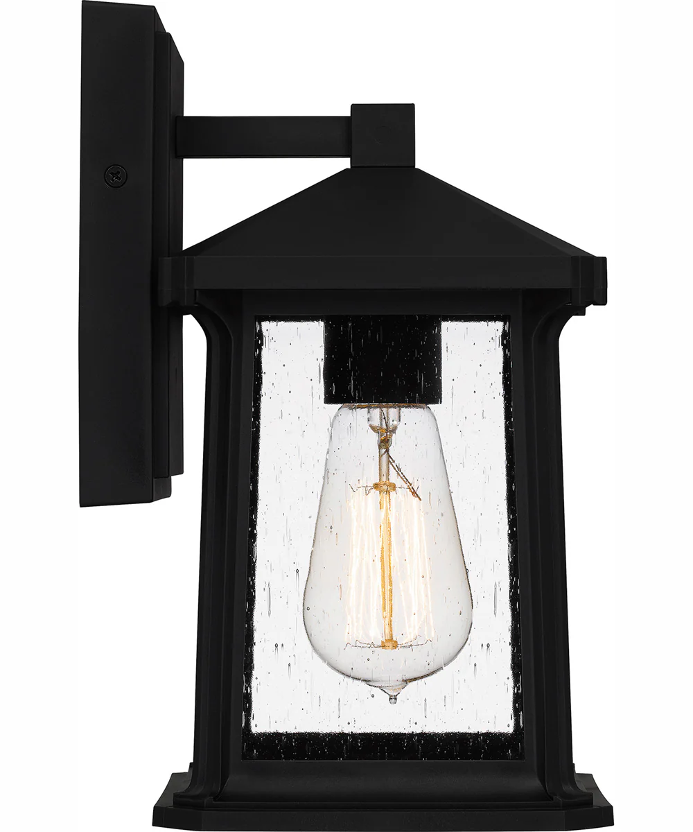 Satterfield Small 1-light Outdoor Wall Light  Coastal Armour Matte Black - Image 5