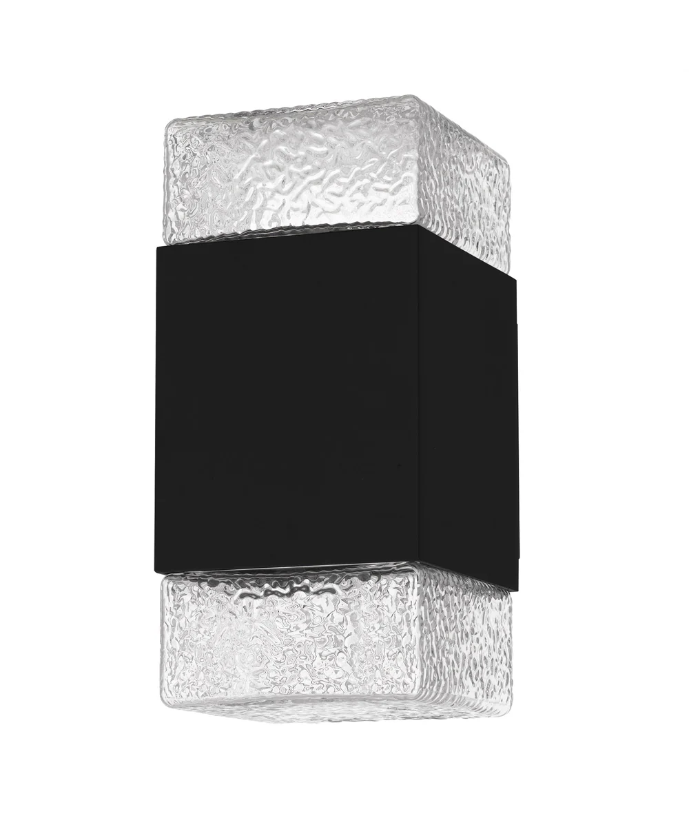 Saxton Small Outdoor Wall Light Coastal Armour Aluminum Matte Black - Image 2