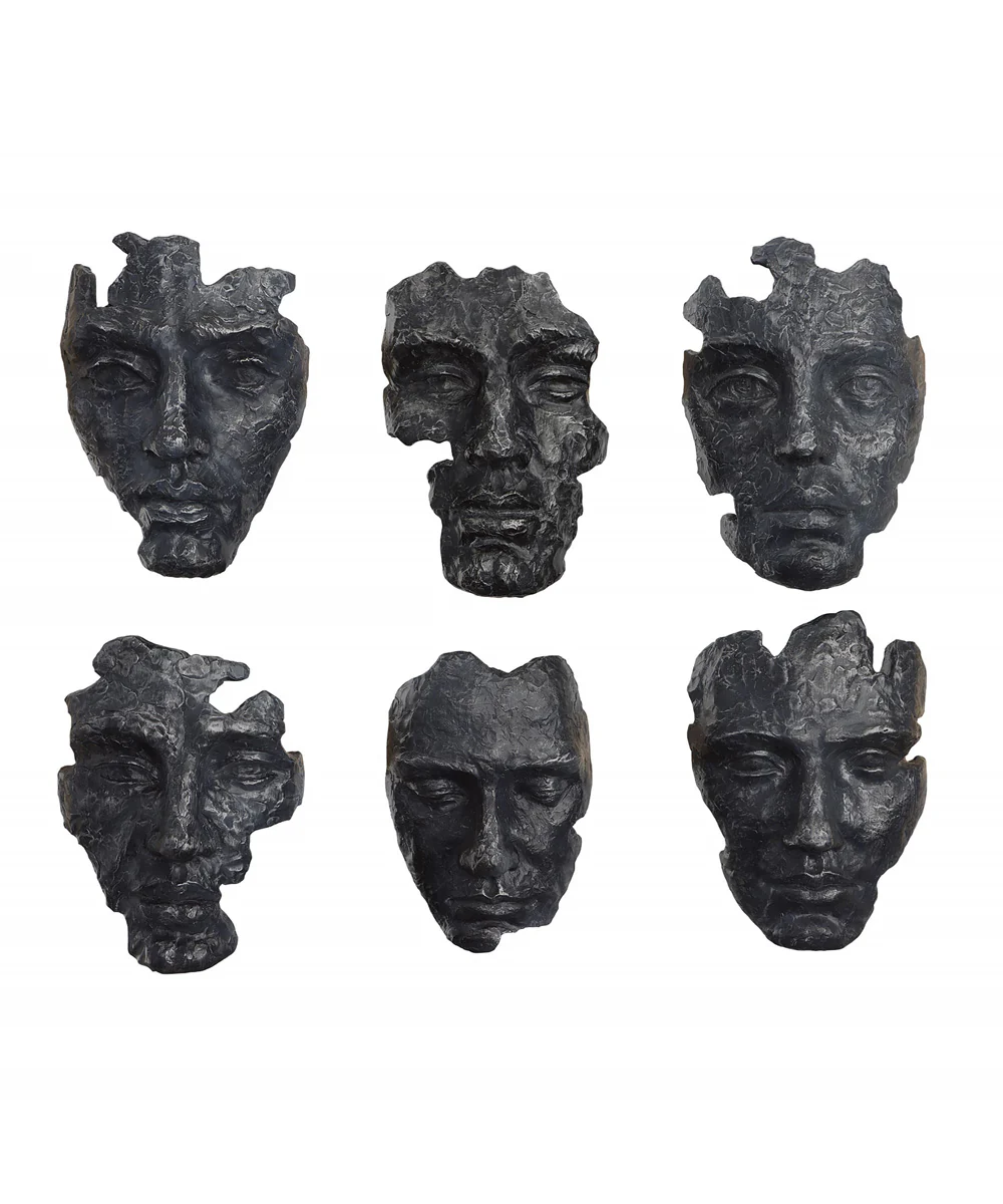 Self-Portrait Metallic Wall Decor, Set of 6 - Image 7