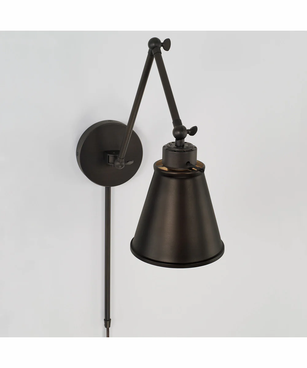 Shay 1-Light Plug In Sconce Oil Rubbed Bronze, 6"W - Image 5