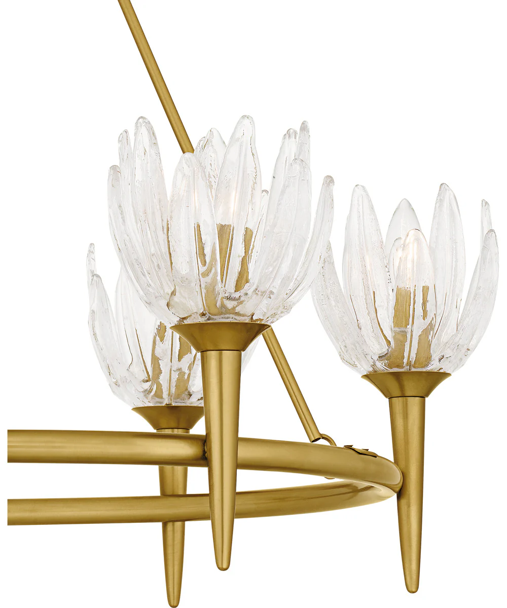 Shea 6-light Chandelier Brushed Gold - Image 5