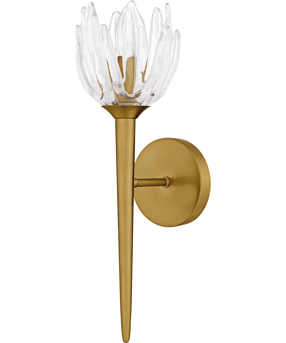 Shea Small 1-light Wall Sconce Brushed Gold - Image 2