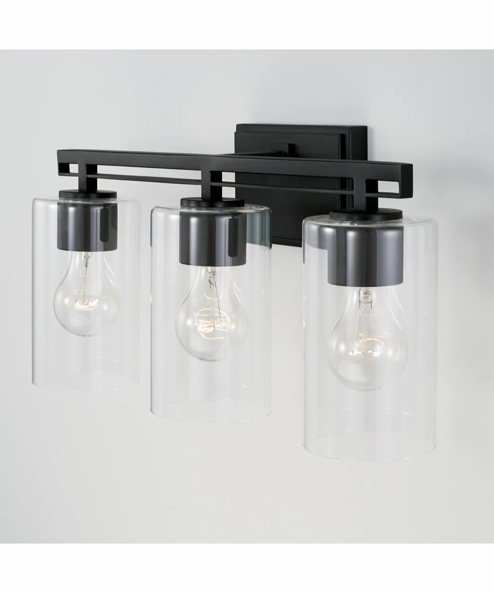 Shelton 3-Light Vanity Matte Black - Image 4
