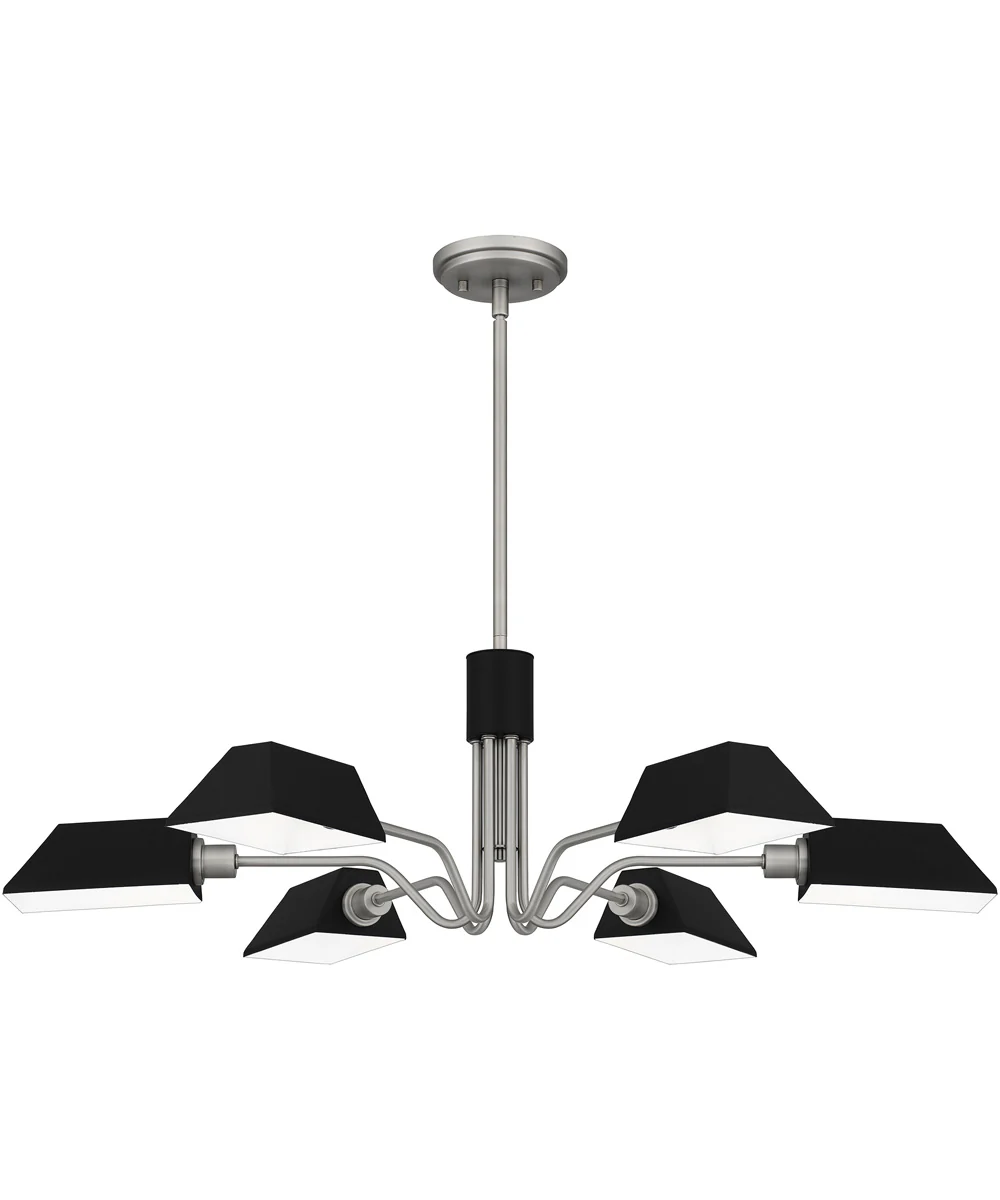 Sienna 6-light Chandelier Antique Nickel