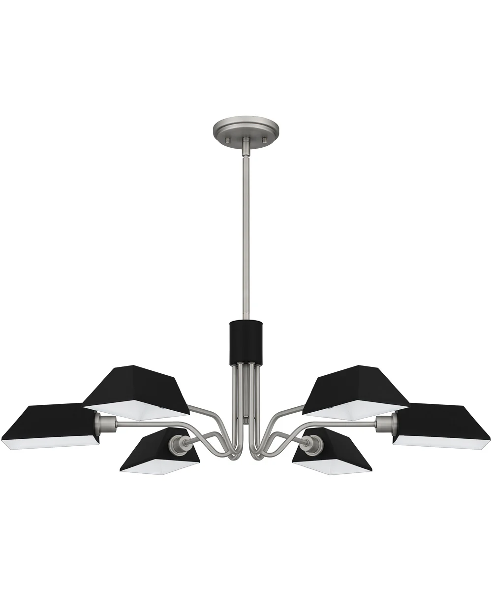 Sienna 6-light Chandelier Antique Nickel - Image 3