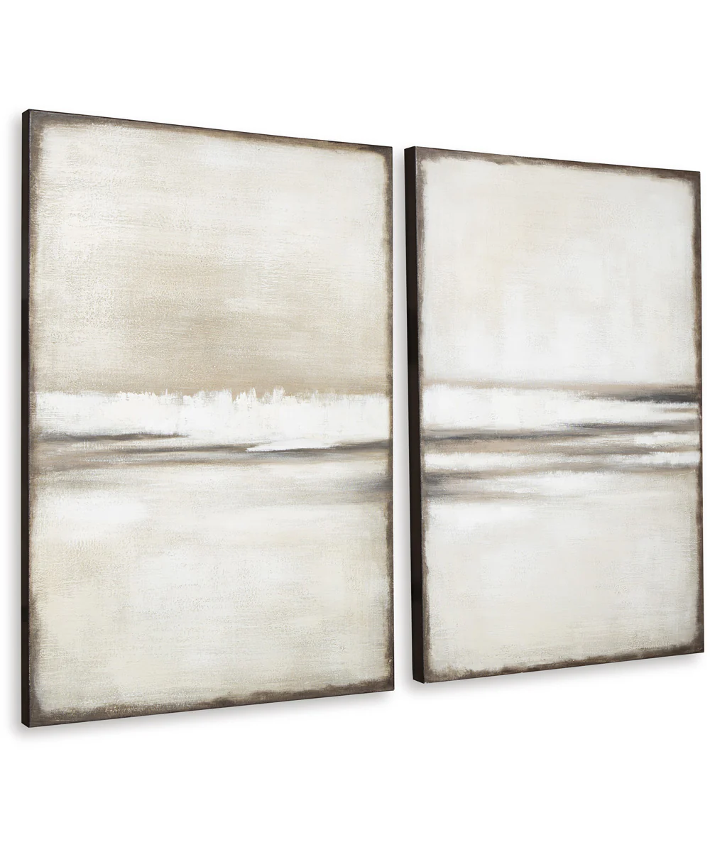 Brockdunn Wall Art Set Set of 2 Tan/Brown