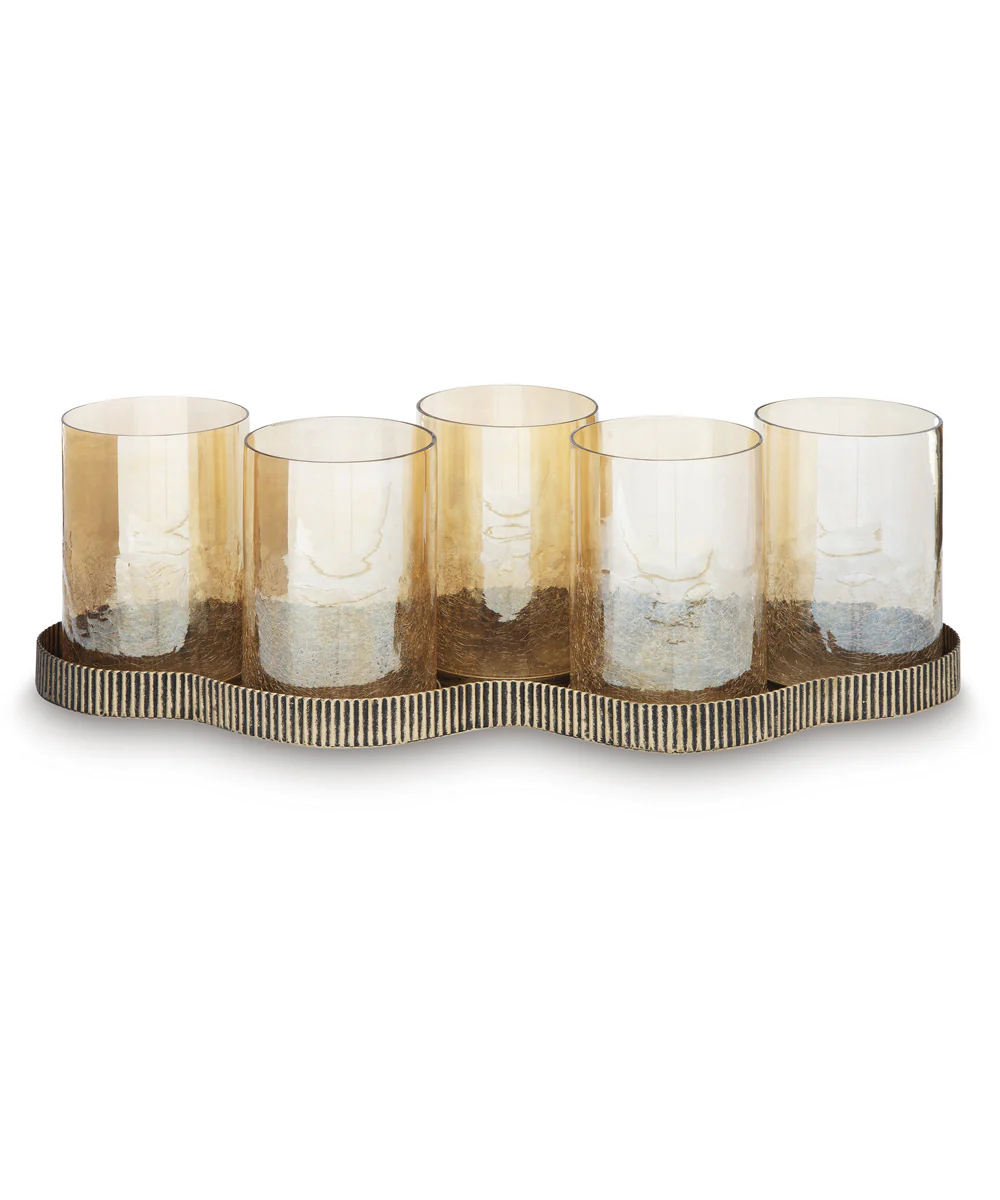 Evereton Candle Holder Antique Gold