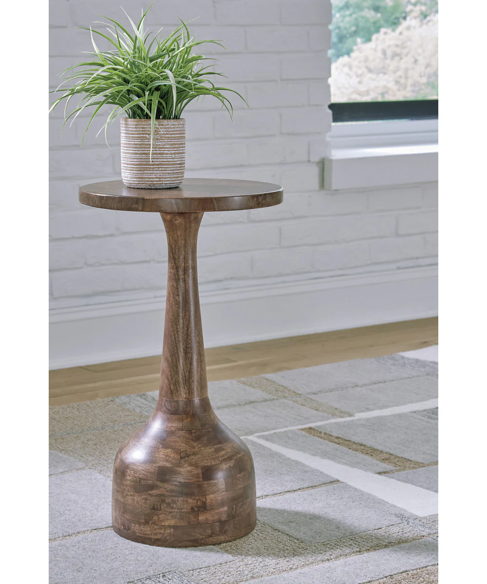 Joville Accent Table Medium Brown - Image 2