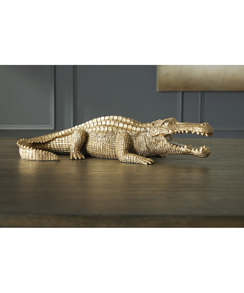 Lauretman Sculpture Antique Gold - Image 2