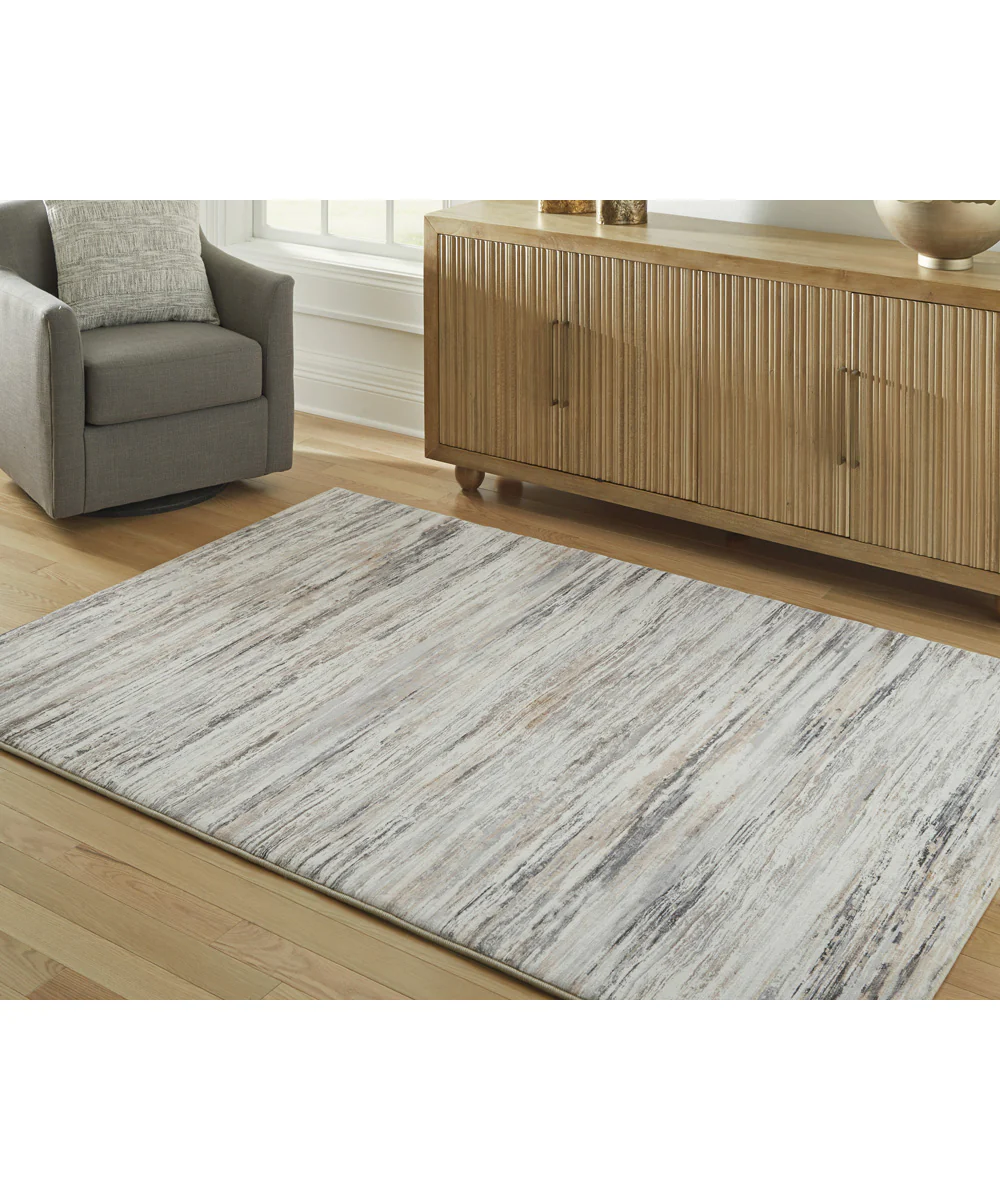 Nace Memory Foam Medium Rug Gray/Brown/White - Image 2