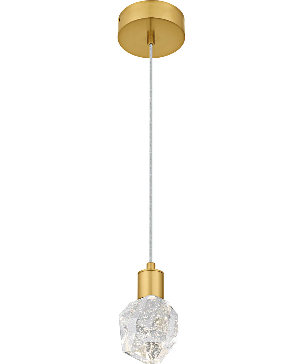 Skye Small Mini Pendant Brushed Gold - Image 4
