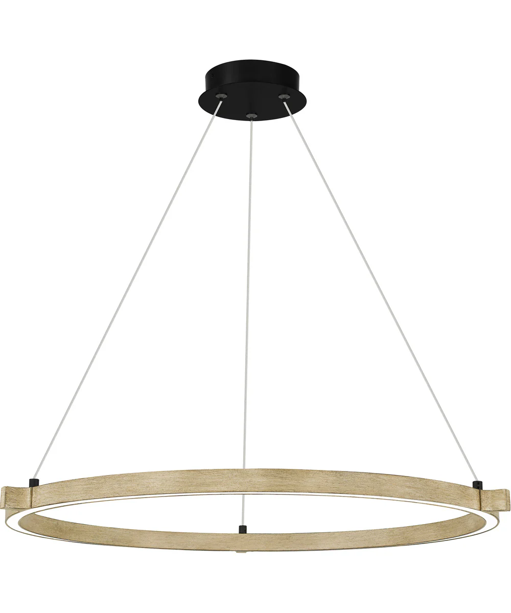 Soma Pendant Whitewashed Walnut