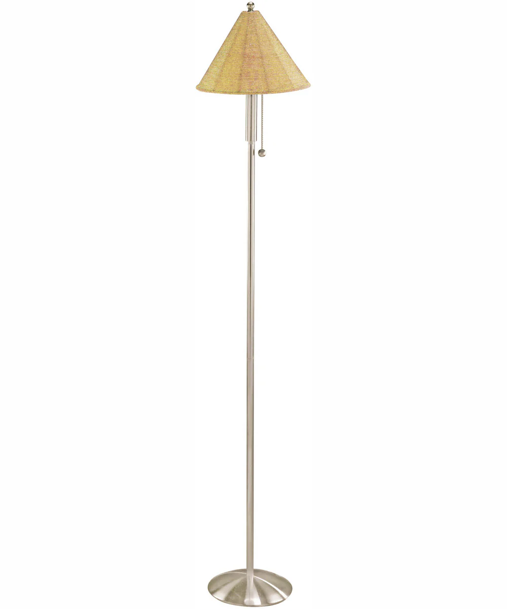 Starlight 1-Light Metal Floor Lamp W. Beaded Shade