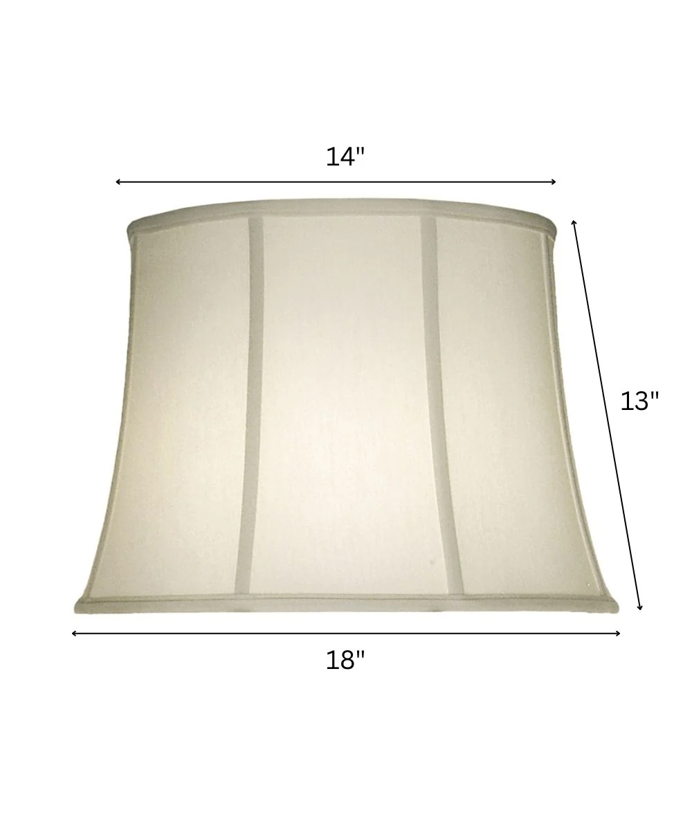 14x18x13 Ivory Shadow Modified Bell Softback Lampshade - Image 3