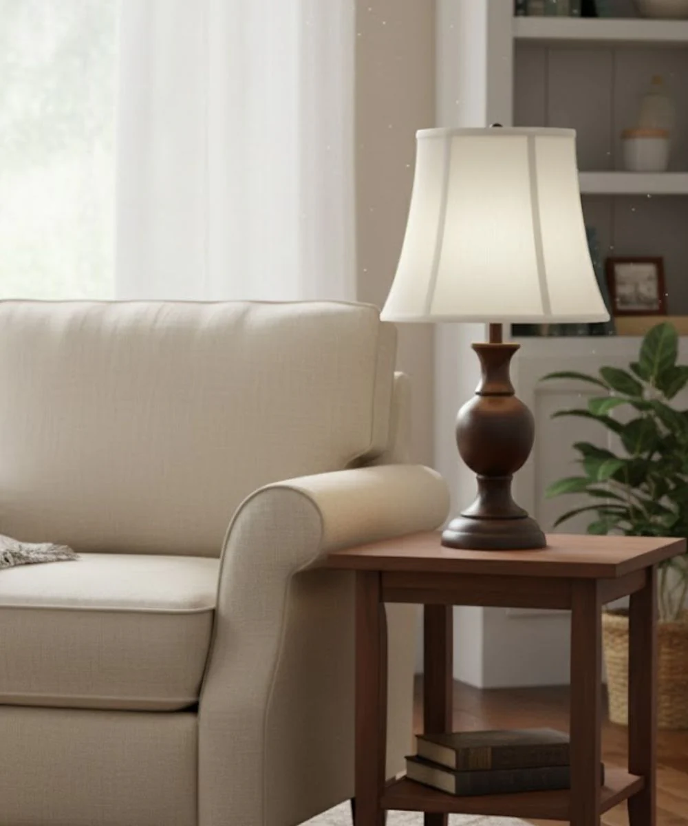 8x12x10 Pearl Supreme Satin Modified Bell Softback Lampshade - Image 2