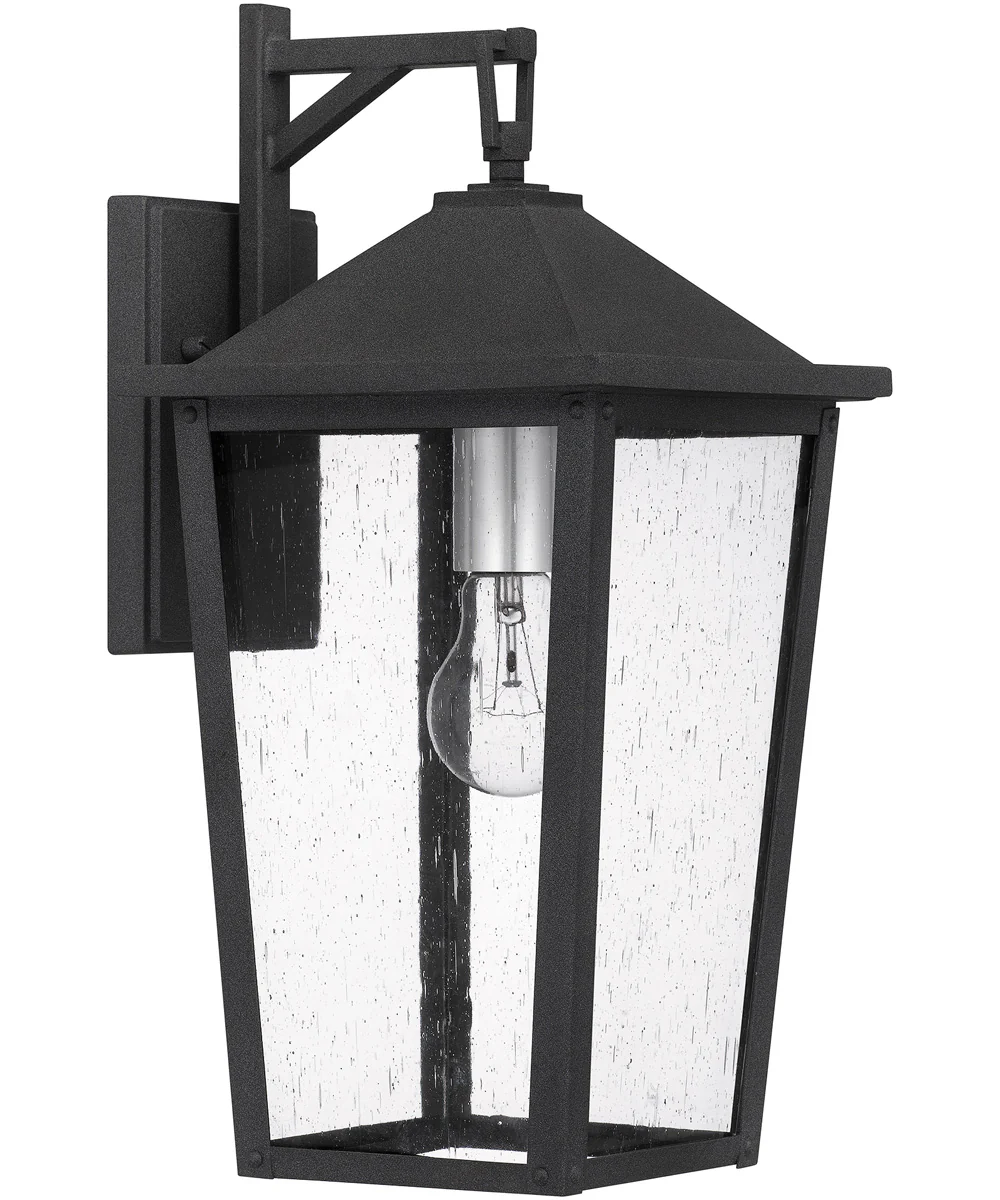 Stoneleigh Medium 1-light Outdoor Wall Light  Coastal Armour Aluminum Mottled Black - Image 3