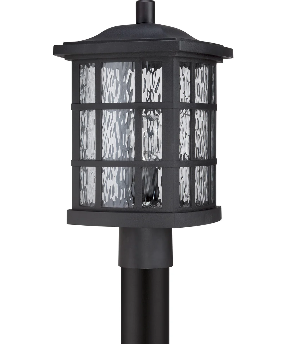 Stonington Large 1-light Outdoor Post Light Coastal Armour Mystic Black - Image 3