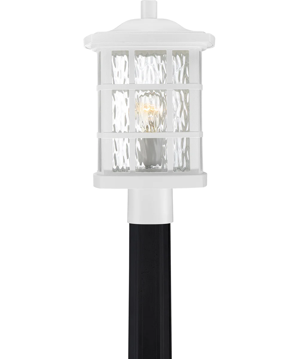 Stonington Large 1-light Outdoor Post Light Coastal Armour White Lustre - Image 5