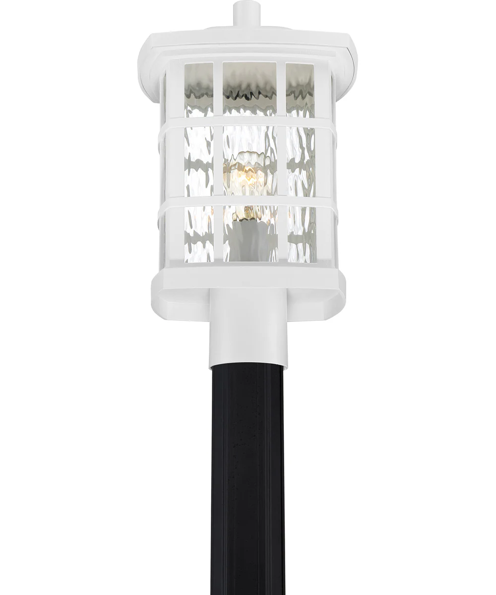 Stonington Large 1-light Outdoor Post Light Coastal Armour White Lustre - Image 6