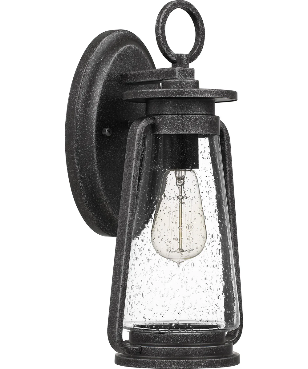 Sutton Medium 1-light Outdoor Wall Light Speckled Black - Image 3