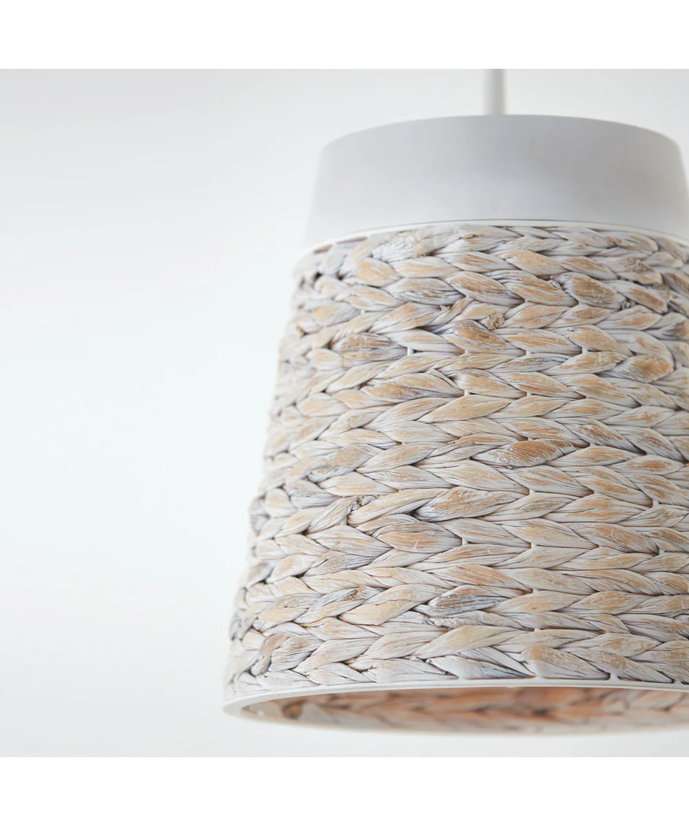 Tallulah 1-Light Pendant Chalk Wash - Image 3