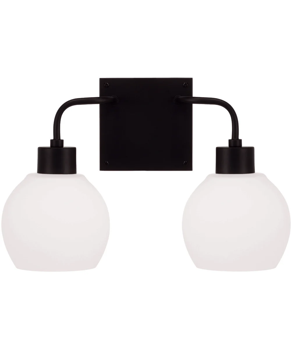 Tanner 2-Light Vanity Matte Black - Image 5