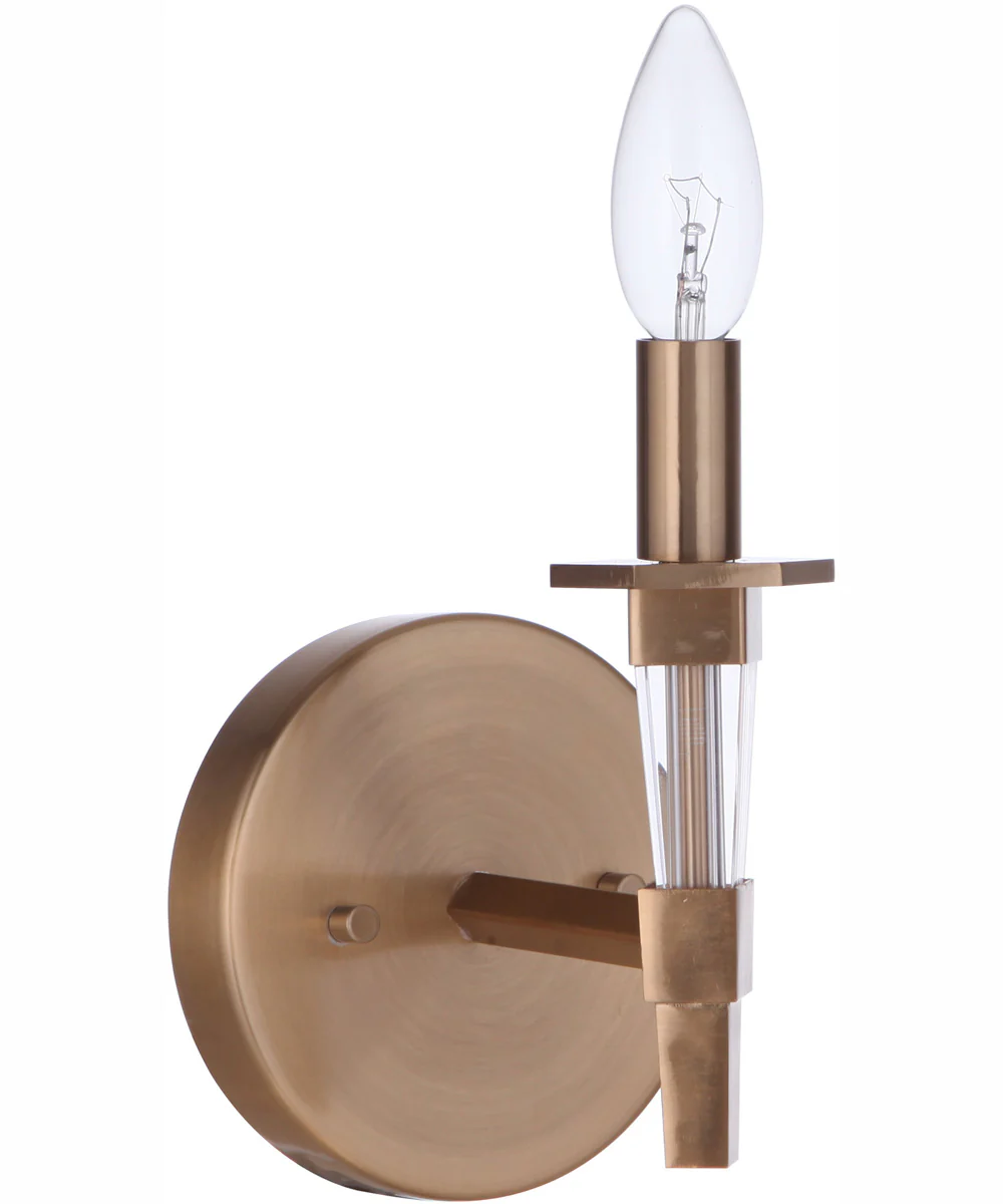 Tarryn 1-Light Wall Sconce Satin Brass