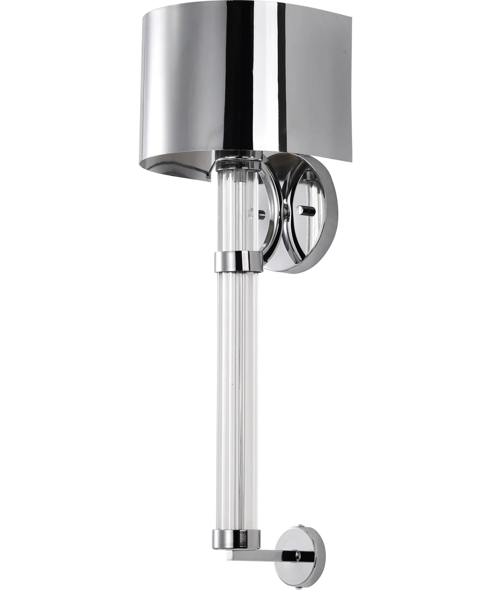 Teagon 1-Light Vanity & Wall Polished Nickel - Image 3