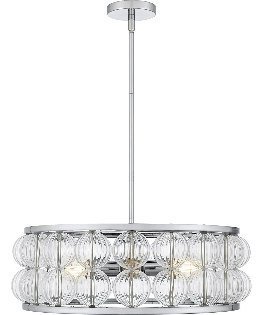 Terrarock Large 5-light Pendant Polished Chrome - Image 3