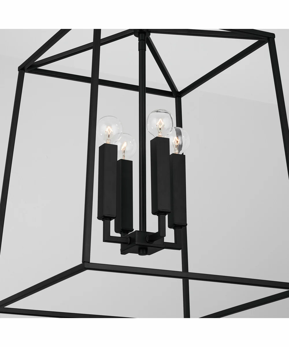 Thea 4-Light Foyer Matte Black - Image 2