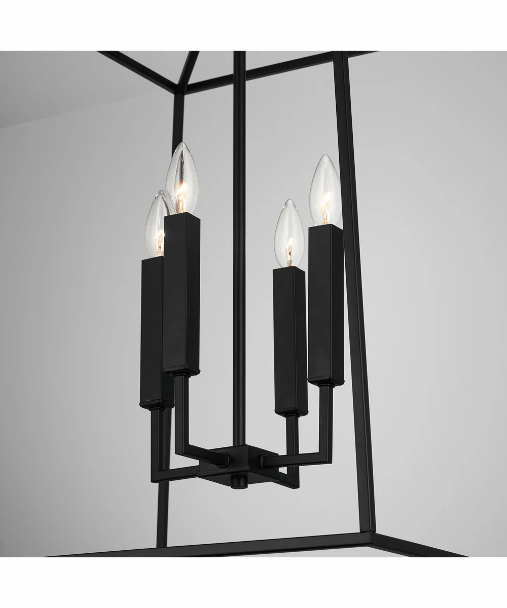 Thea 4-Light Foyer Matte Black - Image 2