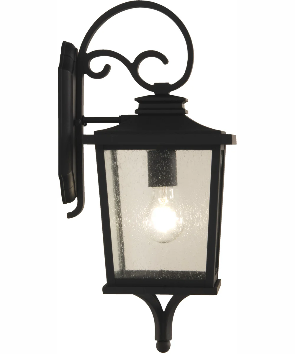 Tillman 1-Light Outdoor Wall Lantern Matte Black - Image 6