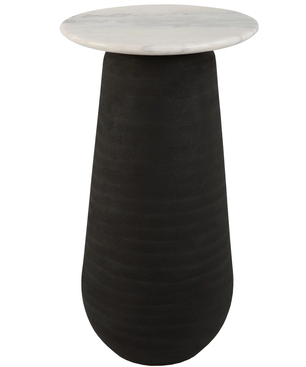 Total Eclipse Marble Accent Table