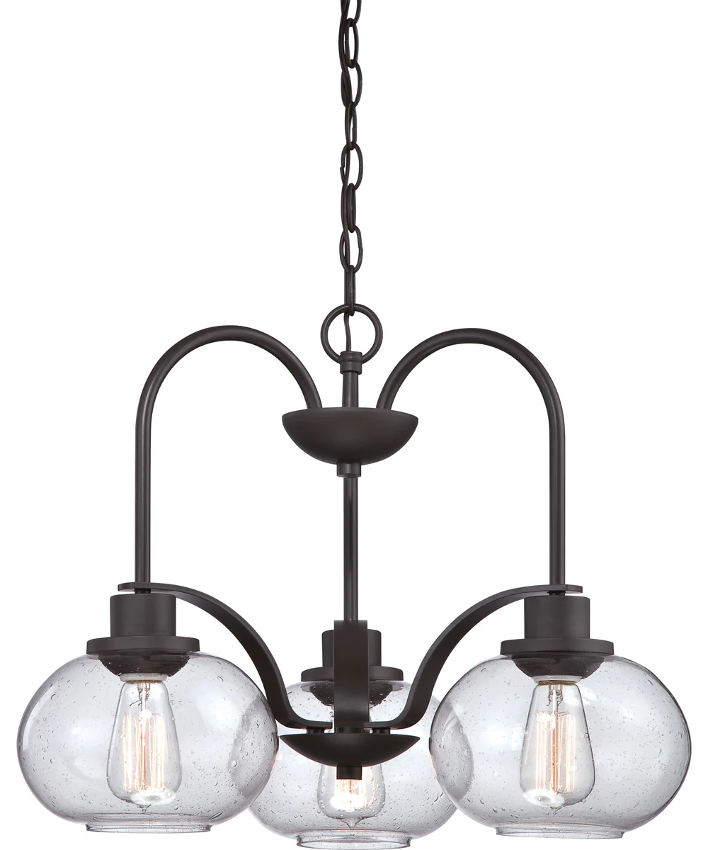 Trilogy 3-light Chandelier Old Bronze - Image 2