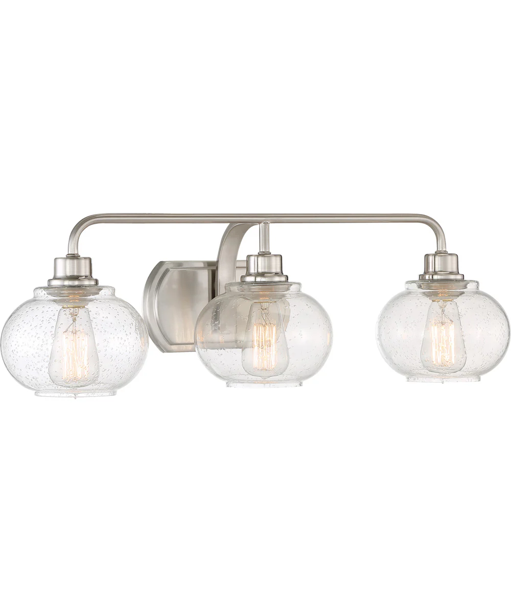 Trilogy Large 3-light Bath Light Brushed Nickel - Image 4