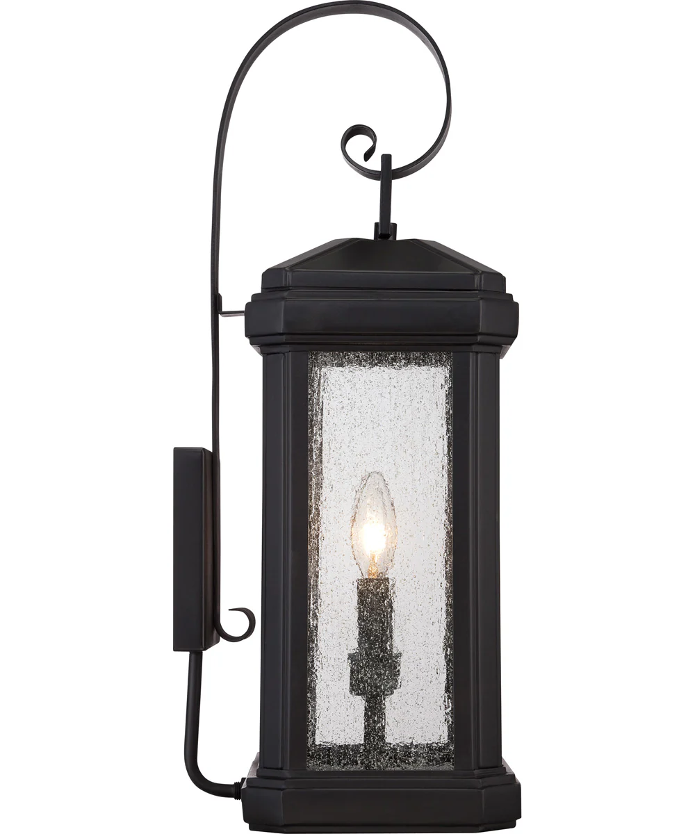 Trumbull Large 2-light Outdoor Wall Light Mystic Black - Image 5
