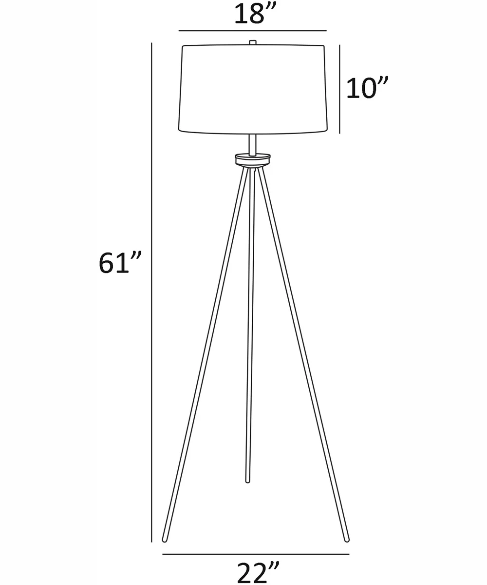 Tullio 1-Light 3Pcs Floor & Table Lamp Set Orb/White Shade - Image 9